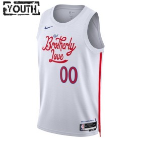 Canotte Bambino Philadelphia 76ers Personalizzate Nike 2022-23 City Edition Swingman